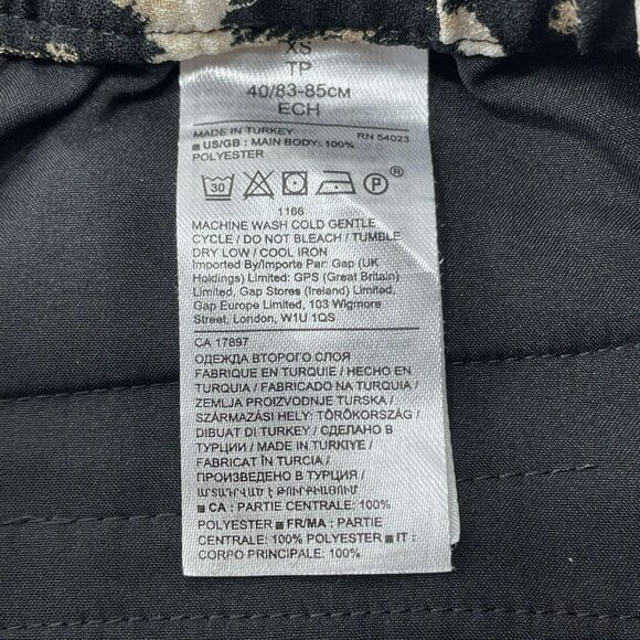 Banana Republic Skinny Pants Women Sz XS Leopard Snake Skin Gothic Goth Elastic - Picture 8 of 12